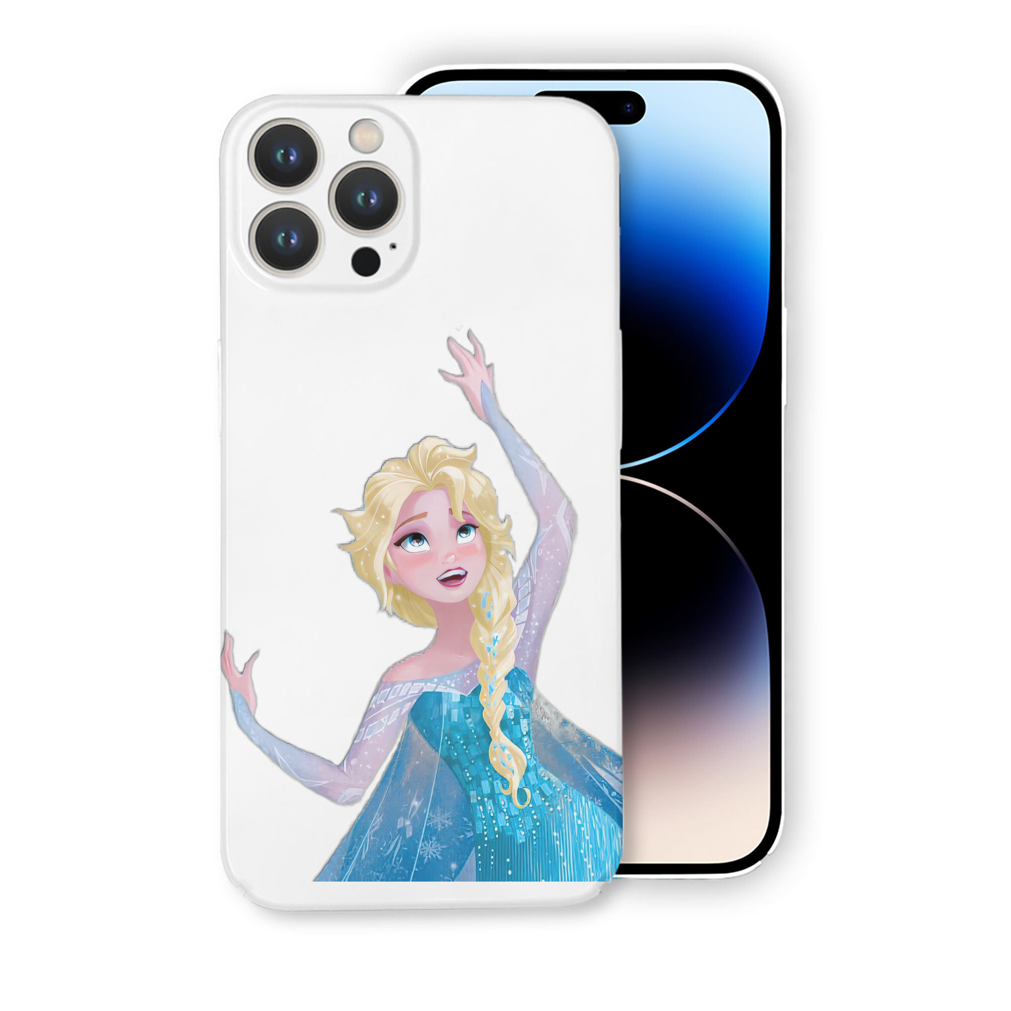 （画像用） アナと雪の女王 アンナ エルサ Frozen Anna Elsa 【iPhone 14シリーズ対応】ハードケース